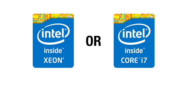 Sự khác biệt giữa CPU Chip Xeon và CPU Core I